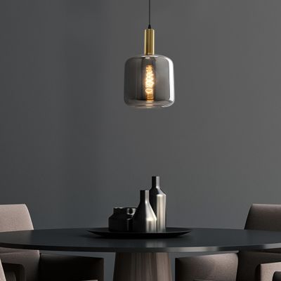 Lampada a sospensione grigia design, Keanu
