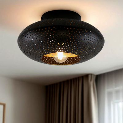 Lampada da soffitto nera orientale, Hila