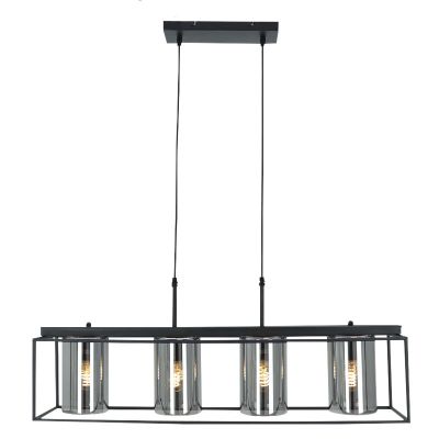 Lampada a sospensione nera moderna, Jessa