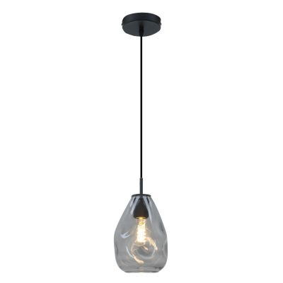 Lampada a sospensione grigia design, Evito