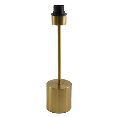 Lampada da tavolo senza paralume in ottone in alluminio, Rika, con interruttore