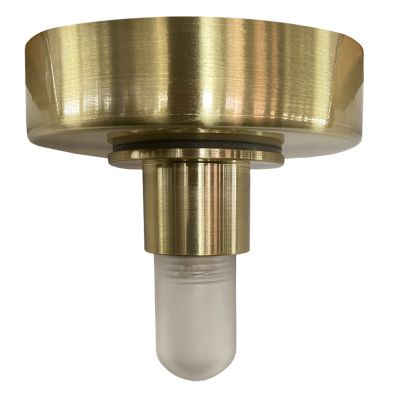 Rosone lampada dorato in plastica, Aafje, IP44