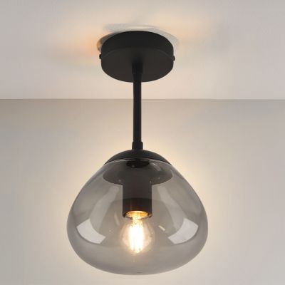 Lampada da soffitto grigia design, Sedef