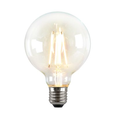 Olucia lampadina LED E27 regolabile George, G95, 4W, 2700K