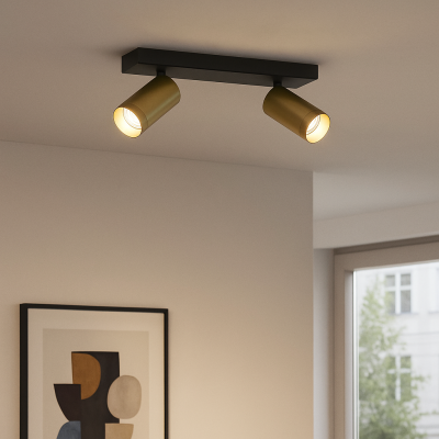 Faretto da soffitto in ottone moderno, Nadi