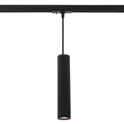 Binario faretto monofasico nero moderno, Nadi