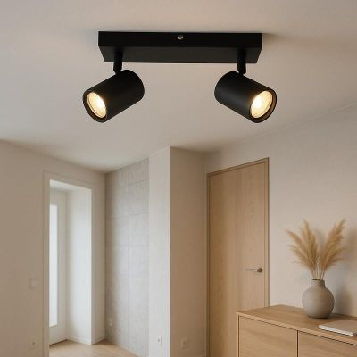 Faretto da soffitto nero moderno, Elena