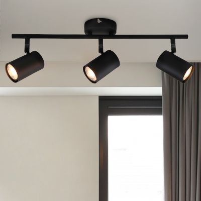 Faretto da soffitto nero moderno, Elena