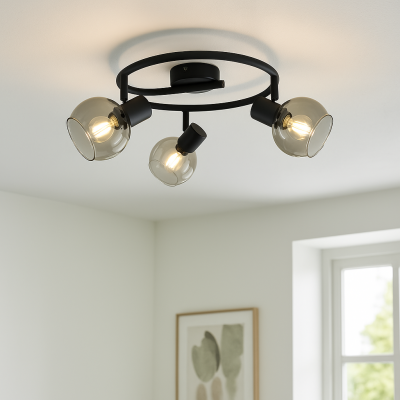 Faretto da soffitto grigio design, Ayleen