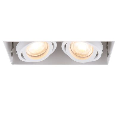 Faretto da incasso senza cornice bianco moderno, Joost