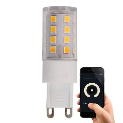 Olucia lampadina LED smart G9 Kyo, 3W, 2700K