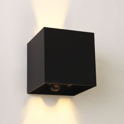 Lampada da parete up down con sensore di movimento, Dion, 6W, 2700K LED, IP65