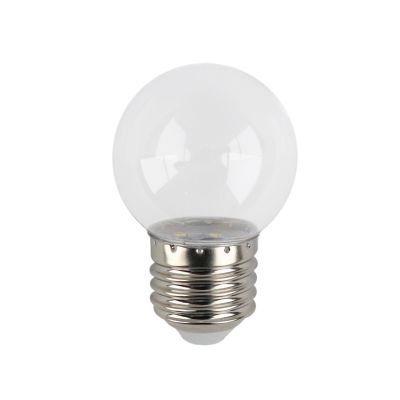 Lampadina LED bianco caldo trasparente - 1 Watt