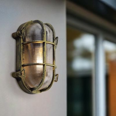 Lampada da esterno nera industriale, Juanita, IP44