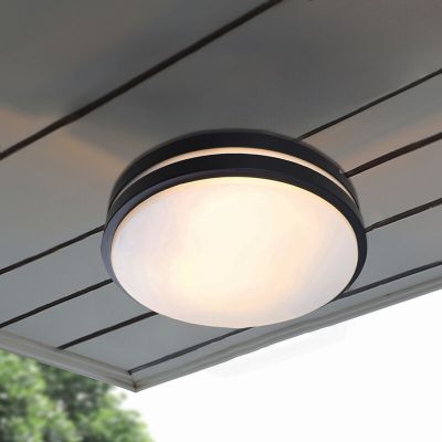 Lampada da esterno nera in plastica, James, IP44