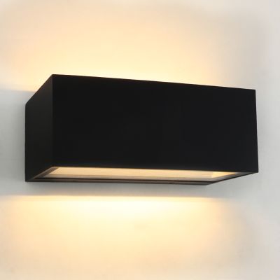 Lampada da esterno nera moderna, Cailey, 10W, 3000K LED, IP54