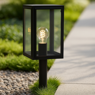 Lampada da esterno nera moderna, Sidney, IP44