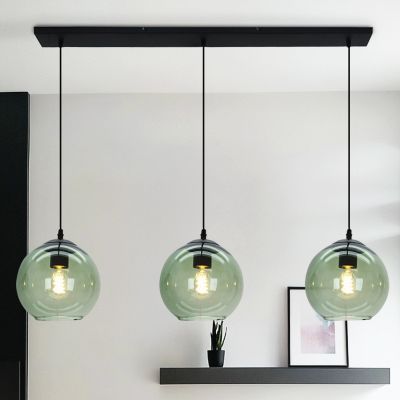 Lampada a sospensione verde design, Giada