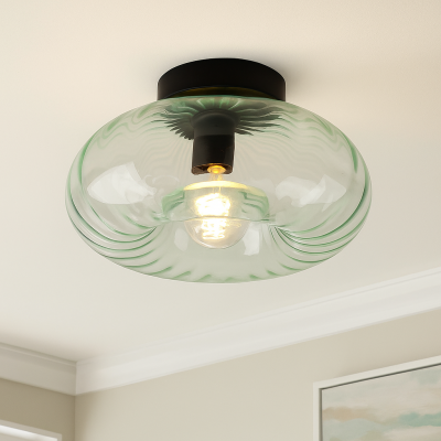 Lampada da soffitto verde retrò, Diane