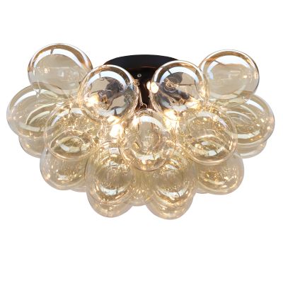 Lampada da soffitto ambrata design, Cyril