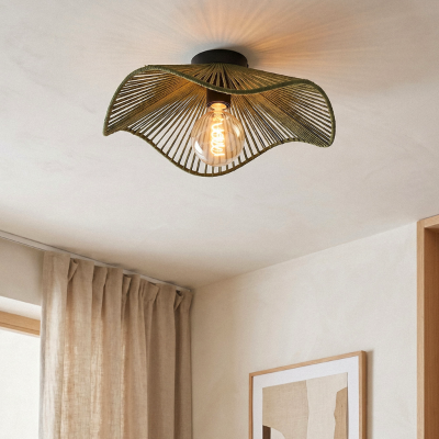 Lampada da soffitto nera rustica, Annelot