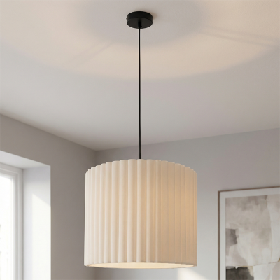Lampada a sospensione beige moderna, Sarita