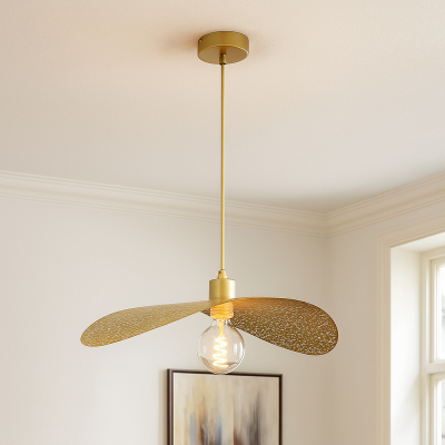 Lampada a sospensione in ottone design, Sienna