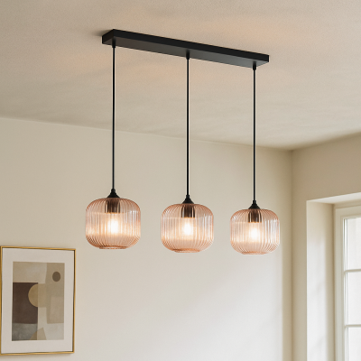 Lampada a sospensione rosa design, Charlois