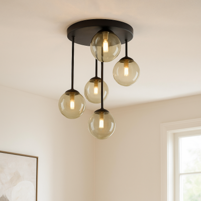 Lampada da soffitto verde design, Stacy