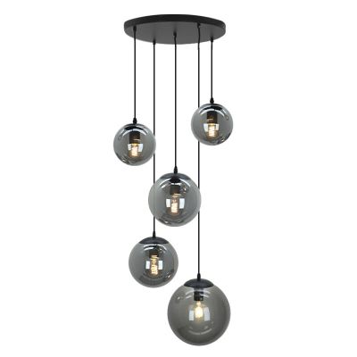 Lampada a sospensione nera design, Dolf