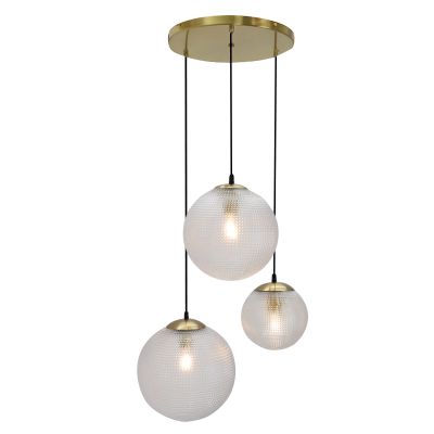 Lampada a sospensione trasparente design, Dolf