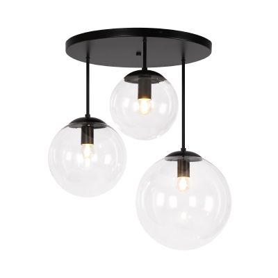 Lampada da soffitto trasparente design, Dolf