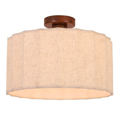 Lampada da soffitto beige rustica, Loulou