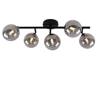 Lampada da soffitto grigia design, Remo