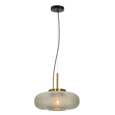 Lampada a sospensione verde retrò, Johnson