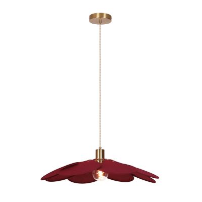 Lampada a sospensione rossa rustica, Nena