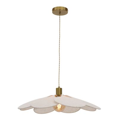 Lampada a sospensione beige rustica, Nena