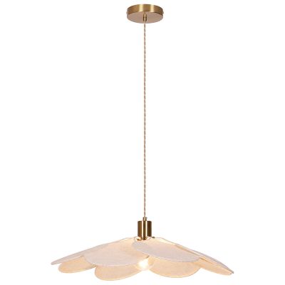 Lampada a sospensione beige rustica, Nena