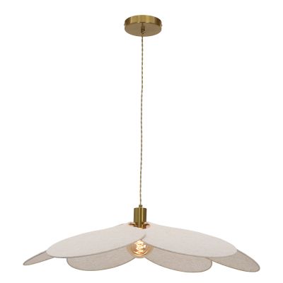Lampada a sospensione beige rustica, Nena