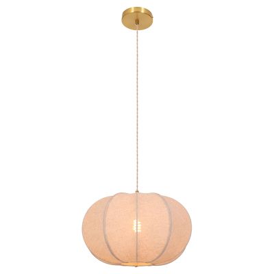 Lampada a sospensione beige rustica, Agnes