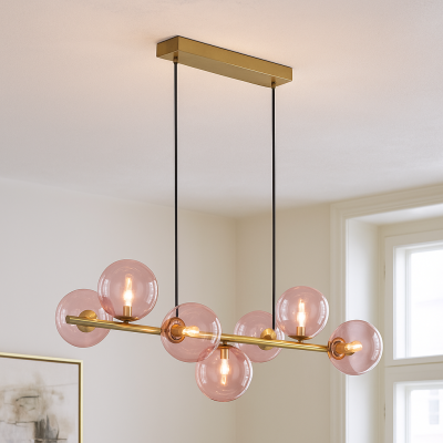 Lampada a sospensione rosa design, Remo