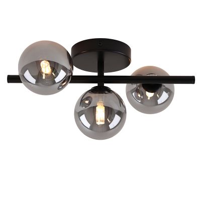 Lampada da soffitto grigia design, Remo