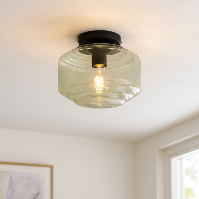 Plafoniera verde design, Maret