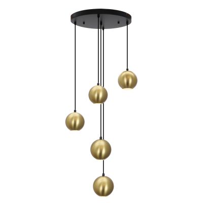 Lampada a sospensione in ottone moderna, Matea