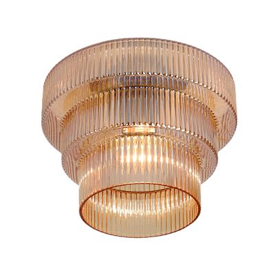 Lampada da soffitto ambrata retrò, Paris