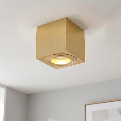 Faretto da superficie in ottone metallo, Alion, IP44