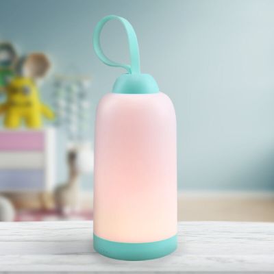 Luce notturna per bambini blu in plastica, Esper, 3W, 3000K LED, dimmer in 3 fasi