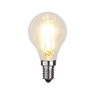 Lampadina a filamento LED E14 regolabile 4,2W, 2700K