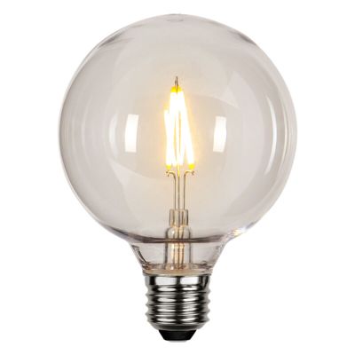 Lampada in plastica G95 E27 per esterno, 2200K, trasparente