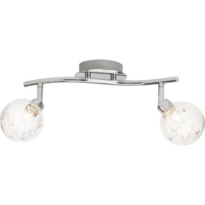 Faretto da soffitto cromato design, Nessa